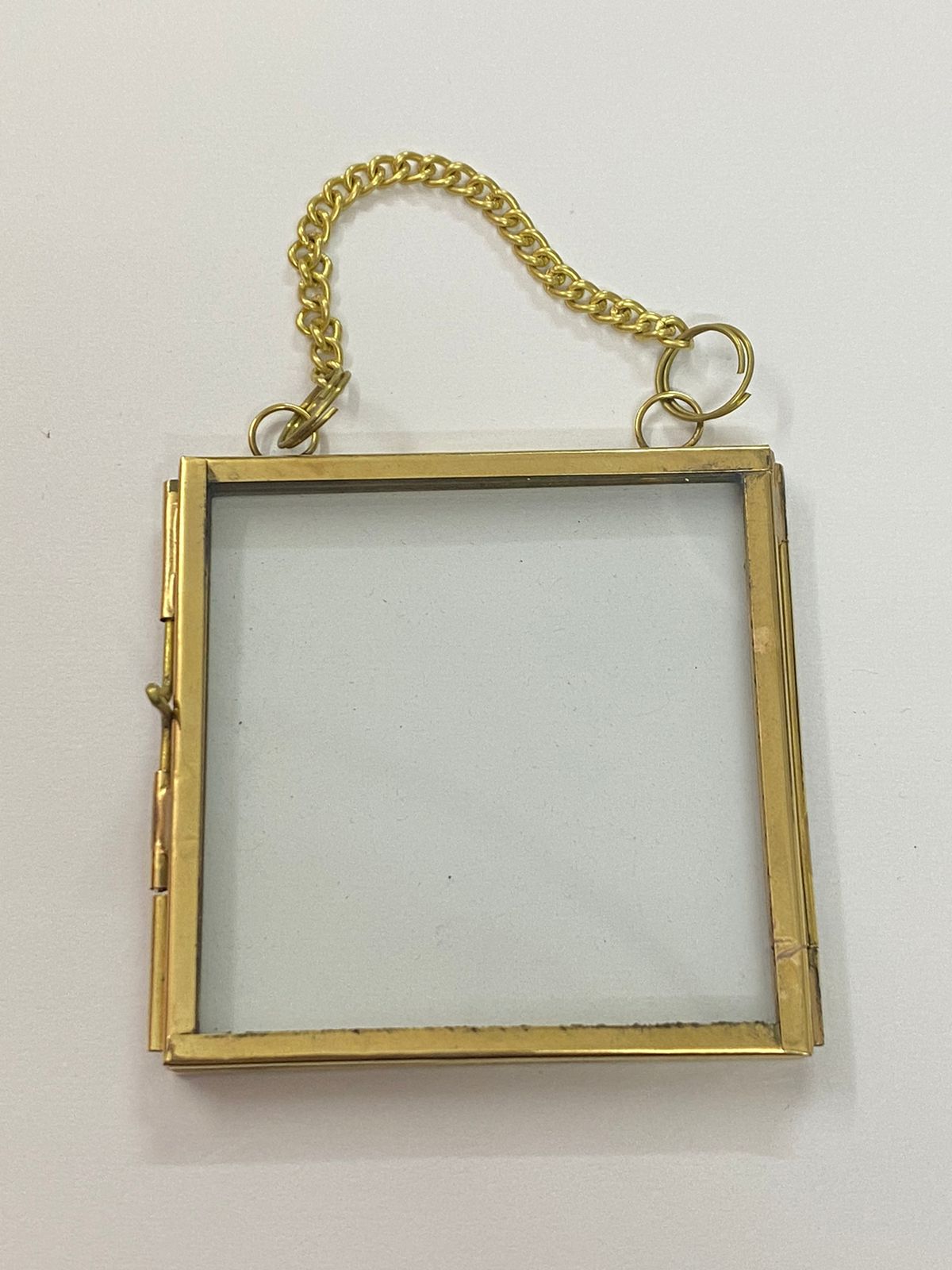 Vintage Glass Frame – 3 x 3 inch- FREE SHIPPING