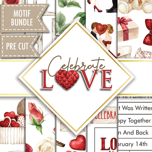 Celebrate Love – Motif Bundle – 10 sheets