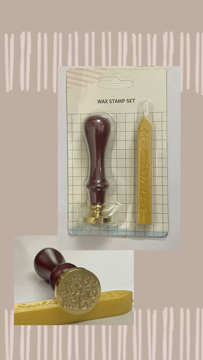 Wax Seal Stamp set design 15 Good Luck