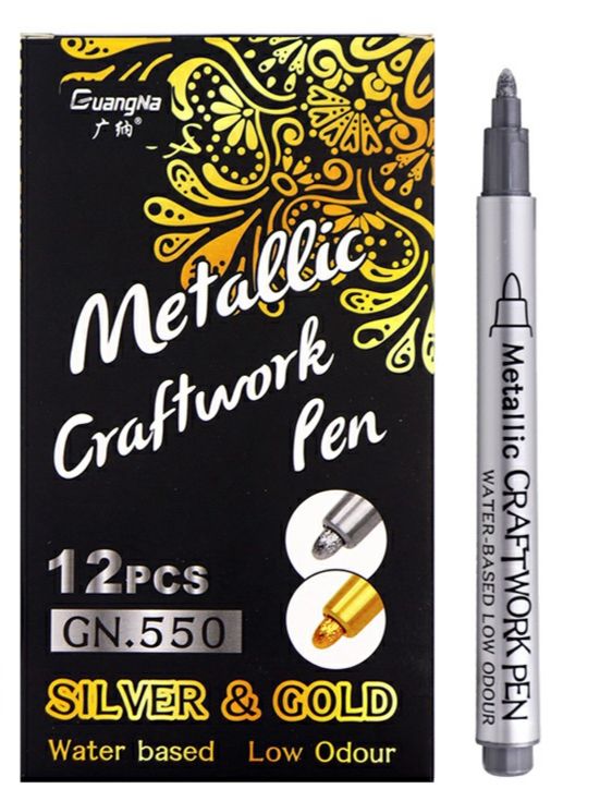 Silver Metallic Marker – 1 Piece