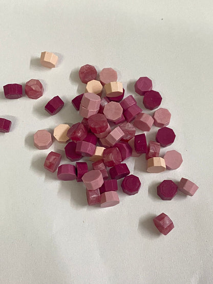 Wax Seal Beads- 100 pieces – Shade N10 Pink Theme