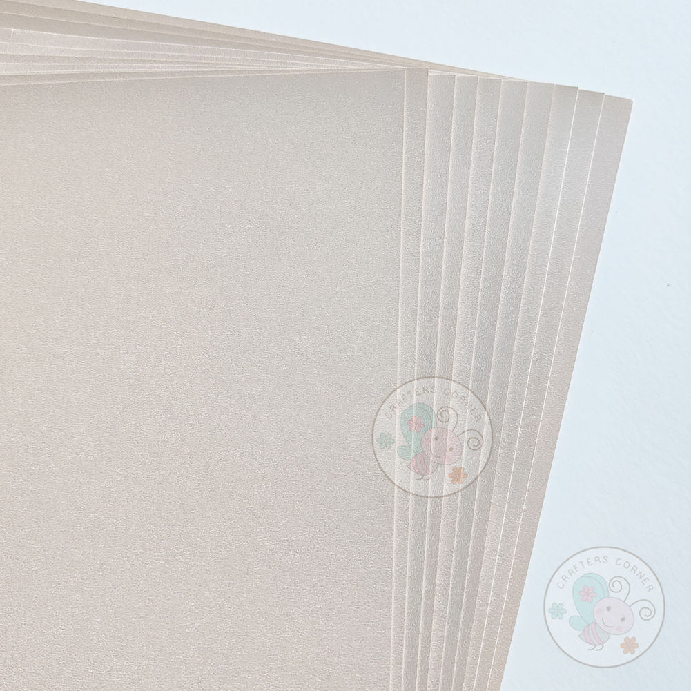 Plain Light Peach Cardstock – 11.9″x 11.9″ – 250 GSM