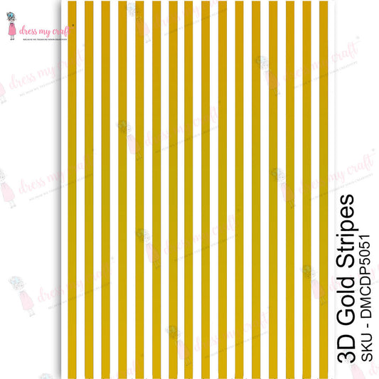 3D Gold Stripes – Transfer Me