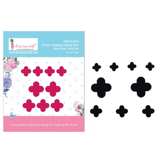 Mini Four Petal Set – Flower Making Cutting Dies