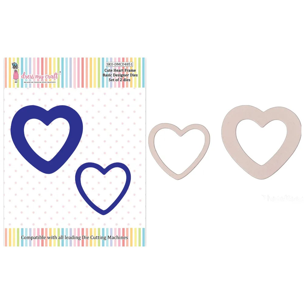 Cute Heart Frame – Basic Designer Dies