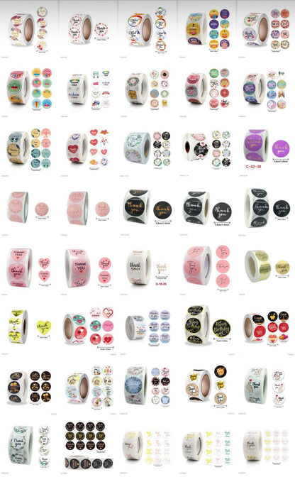 Sticker Rolls Combo – 10 Rolls FREE SHIPPING