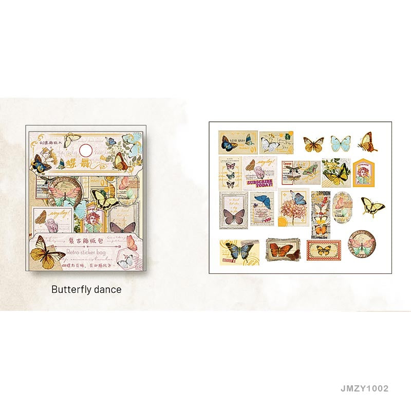 Sticker Set – JMZY1002 Butterfly Dance