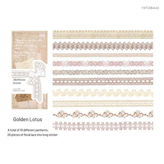 Lace Paper Cutout – YXTZB443 – Golden Lotus