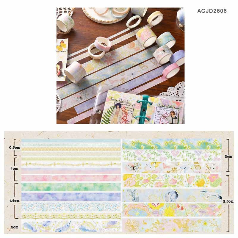 Washi Tape Set – 2606 – Watercolor Time