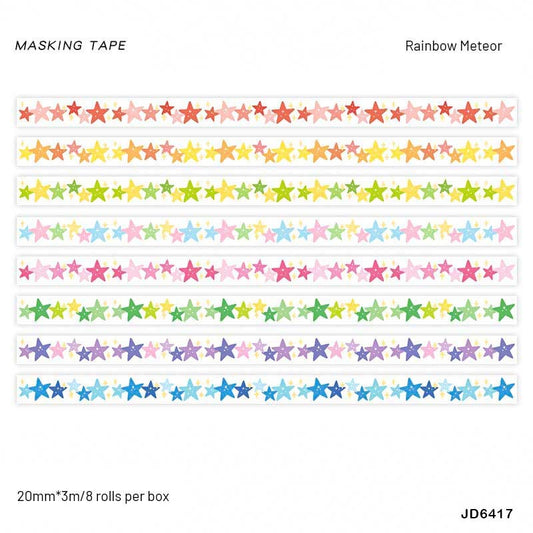 Washi Tape Set – JD6417 – Rainbow Meteor