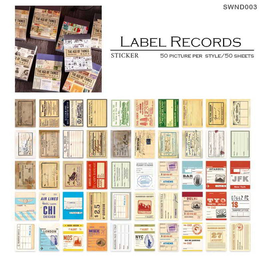 Paper Cutout Mini Book- SWND003 – Label Records