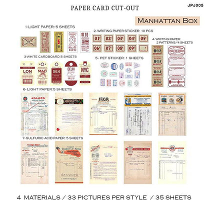 Old Ticket Collection – JPJ005 – Manhattan Box