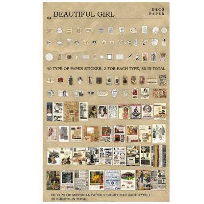 Paper Cutout – SCB-6354 – Beautiful Girl