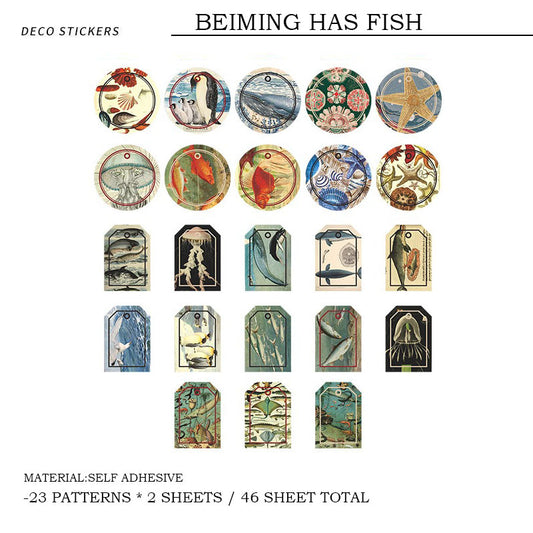 Paper Cutout – BEIMING HAS FISH, TZB-3221