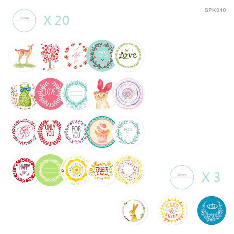 Happy Sticker -code : SPK010