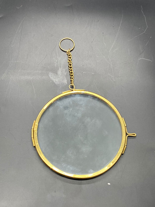 Vintage Glass Frame – 4 inch -Circle- FREE SHIPPING