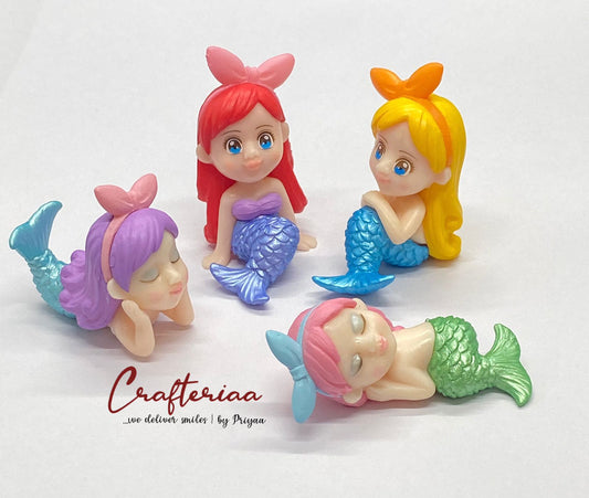 Mermaid – miniature 4 pieces – design D300