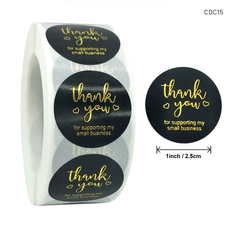 Thank You – Sticker Roll – CDC15