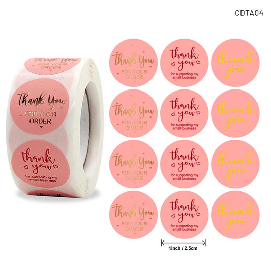 Thank You- Sticker Roll – CDTA04