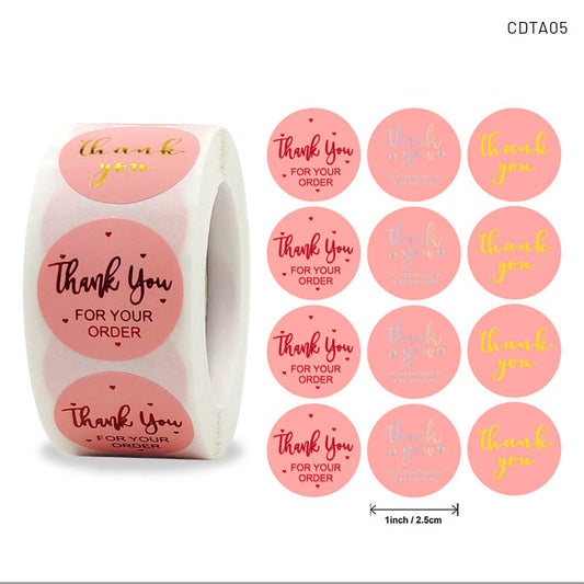 Thank You- Sticker Roll – CDTA05