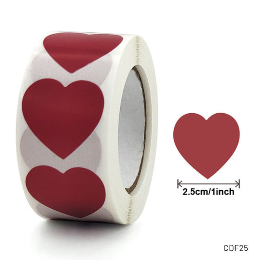 Heart Sticker Roll – CDF25
