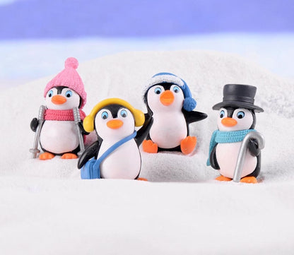 Penguin Miniature- 4 pieces per set, design 329