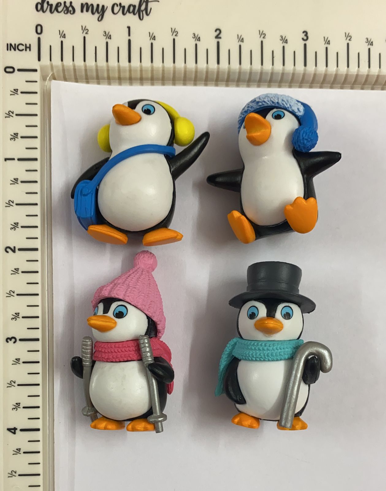 Penguin Miniature- 4 pieces per set, design 329