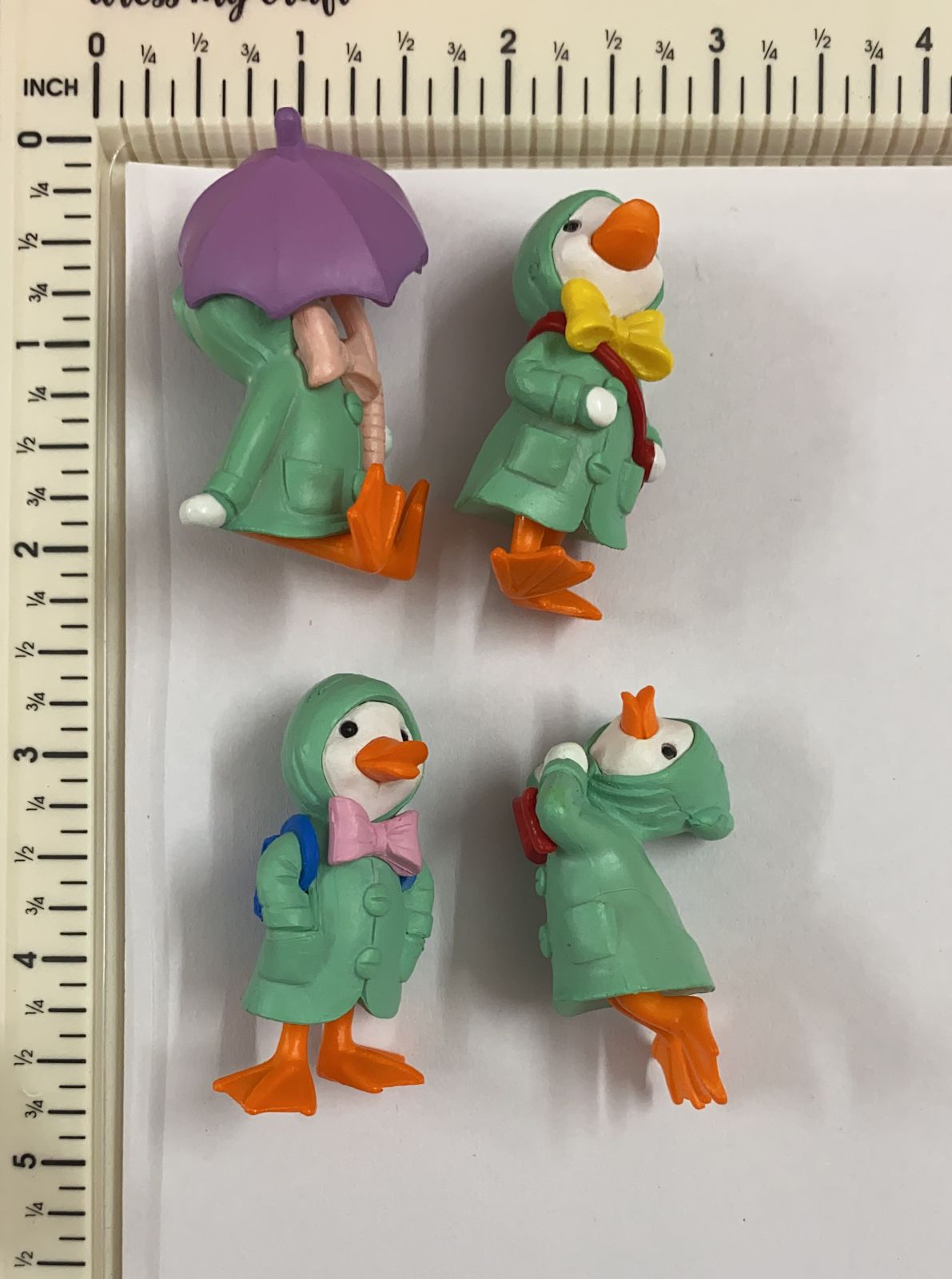 Duck Miniature- 4 pieces per set, design 330