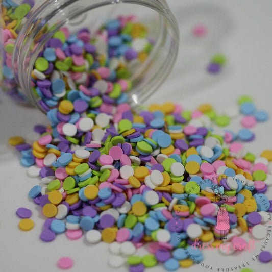 Round Pastel Confetti – 30 Grams