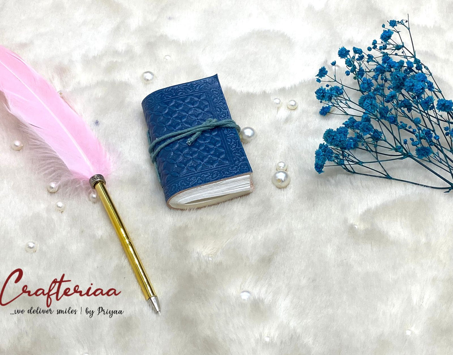 Vintage Mini Journal Diary – Blue