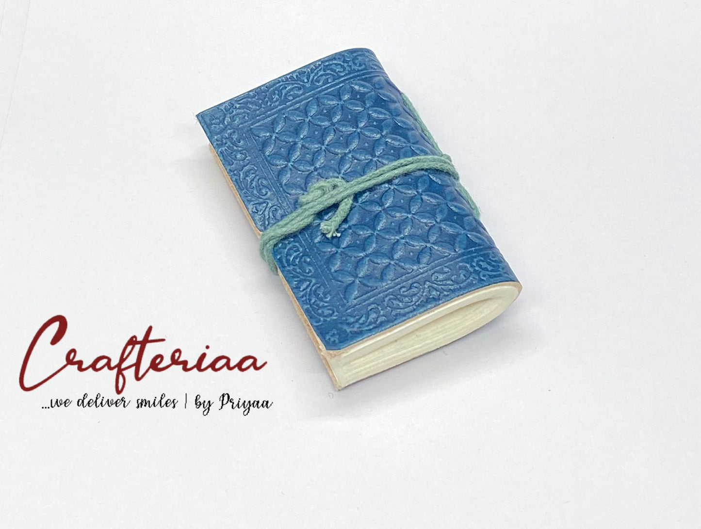 Vintage Mini Journal Diary – Blue