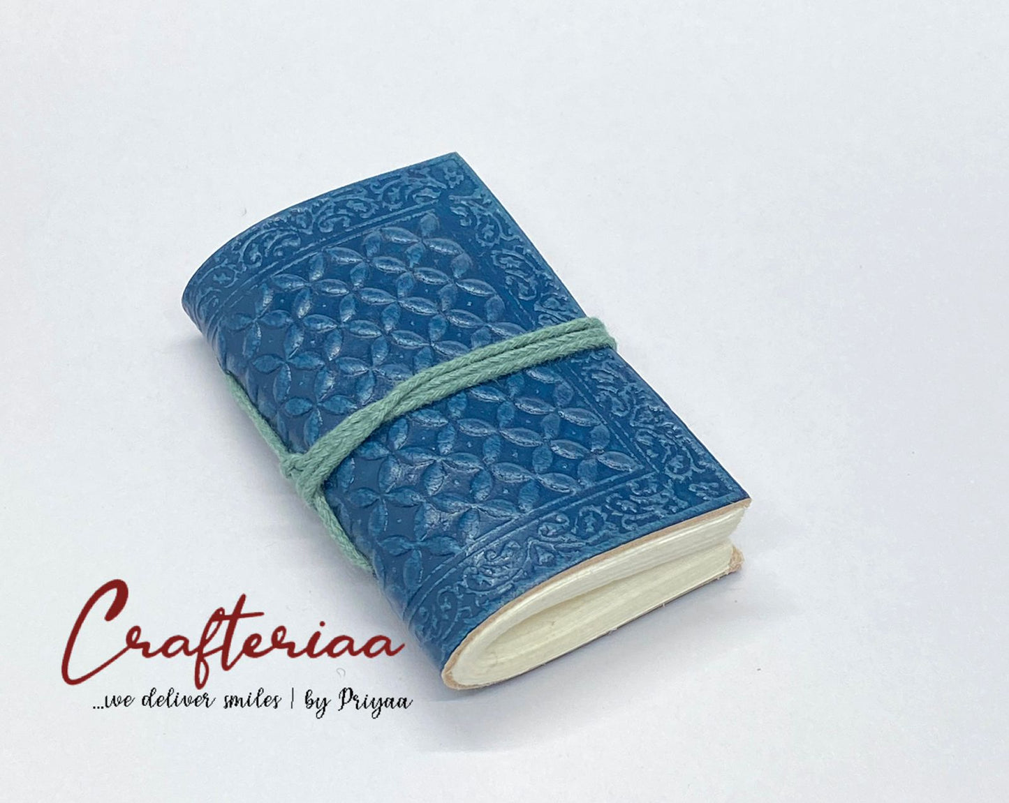 Vintage Mini Journal Diary – Blue