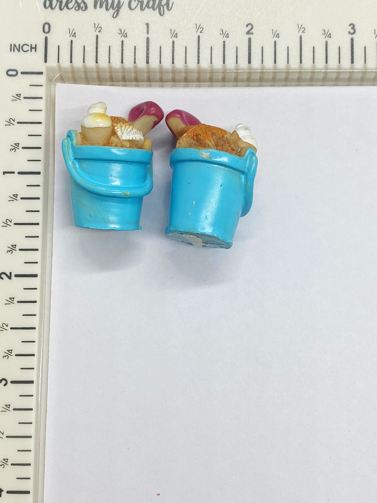 Sea Bucket Miniature- 2 pieces , Design – 366