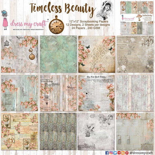 Timeless Beauty 12”x12” Paper Pad