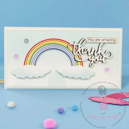 Rainbow With Clouds – Basic Designer Dies