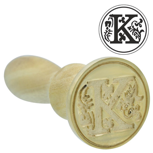 Wax Seal Stamp Alphabet – K- Design no. -119