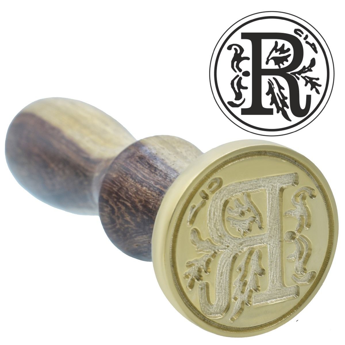 Wax Seal Stamp Alphabet – R – Design no. -123