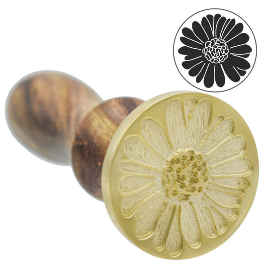 Wax Seal Stamp – Sunflower- Design no. -136