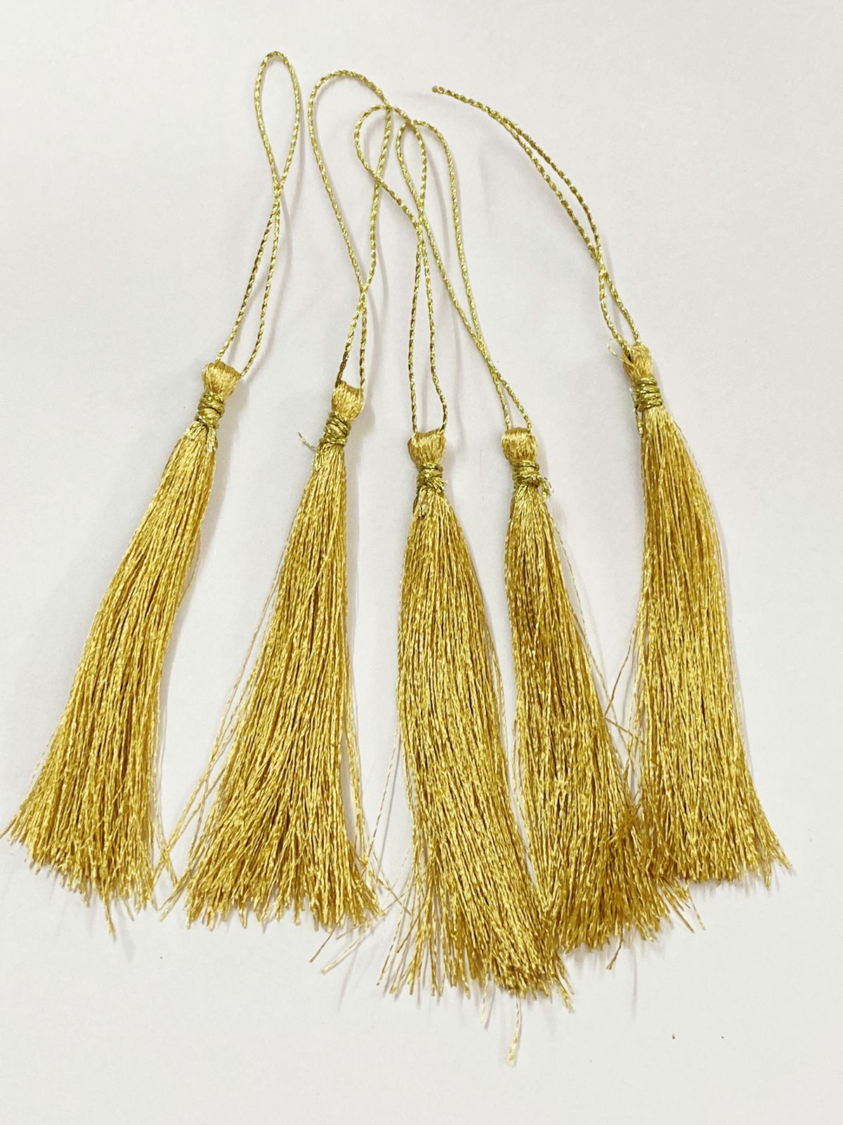 Thread Tassels – 10 Pieces – GOLD