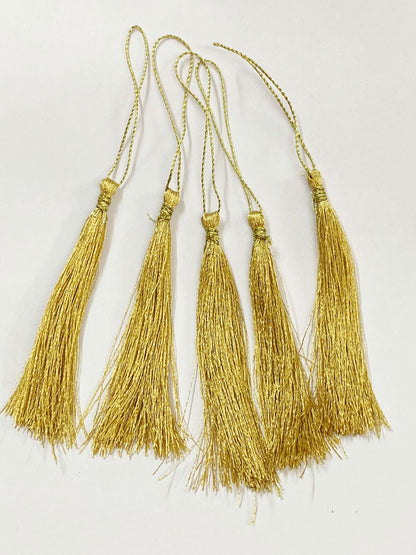 Thread Tassels – 10 Pieces – GOLD