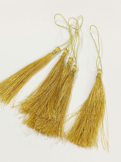 Thread Tassels – 10 Pieces – GOLD