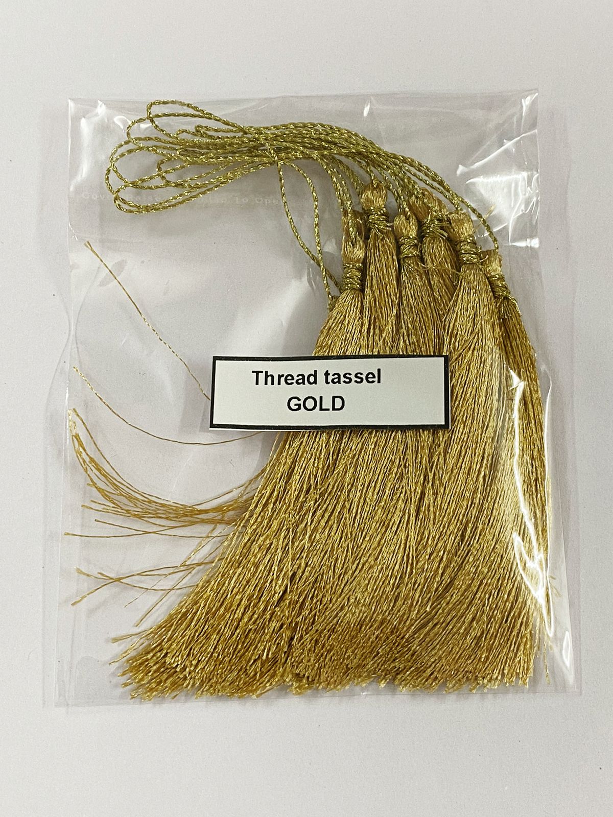 Thread Tassels – 10 Pieces – GOLD