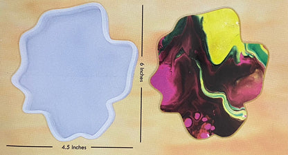 Mould- Design 345 Geode coaster