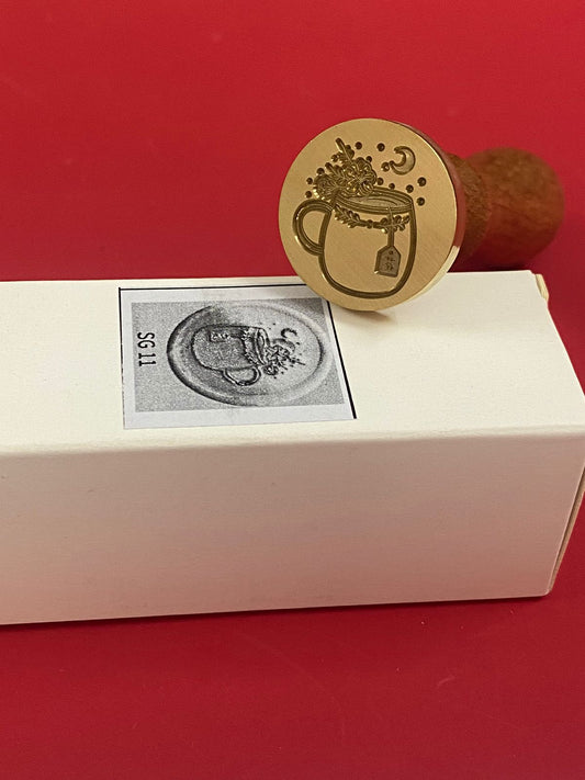 Wax Seal Stamp – CUP – Design no. -157