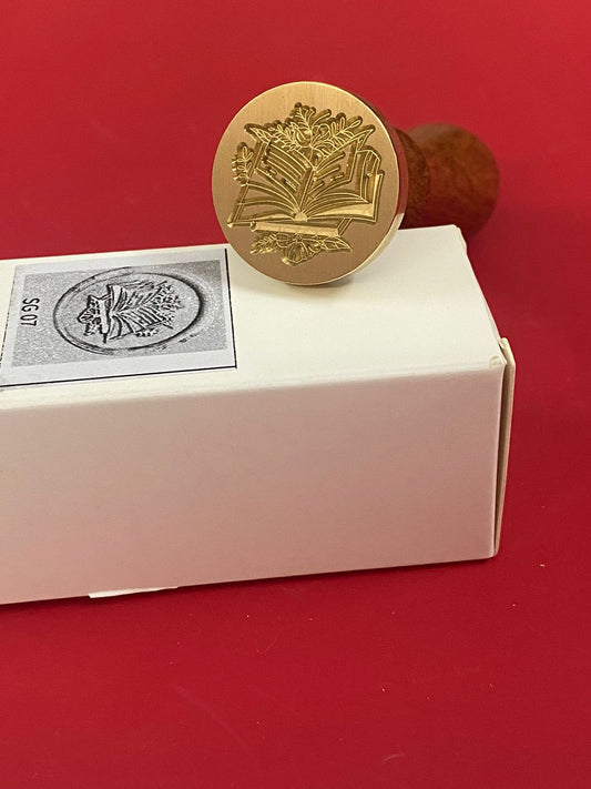 Wax Seal Stamp – BOOK- Design no. -158