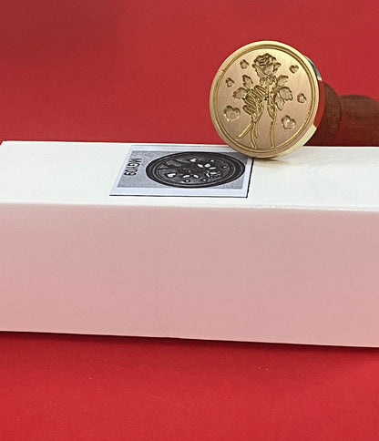 Wax Seal Stamp – Flower- Design no. -163