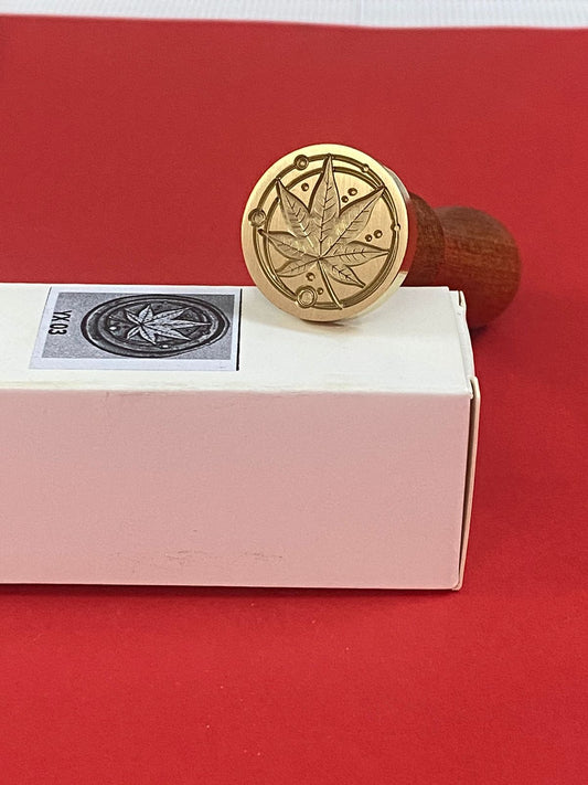 Wax Seal Stamp – LEAF- Design no. -165