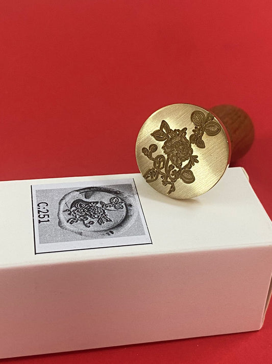 Wax Seal Stamp – FLORAL – Design no. -176