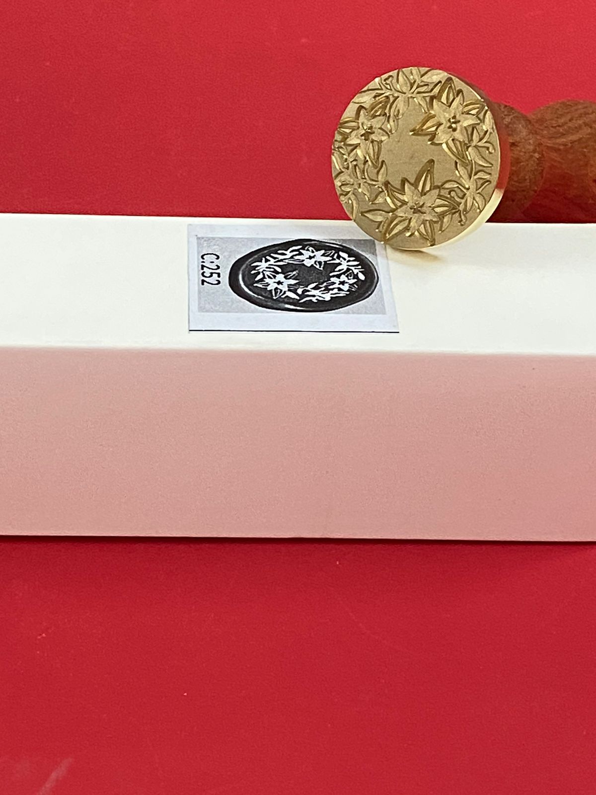 Wax Seal Stamp – FLORAL- Design no. -181