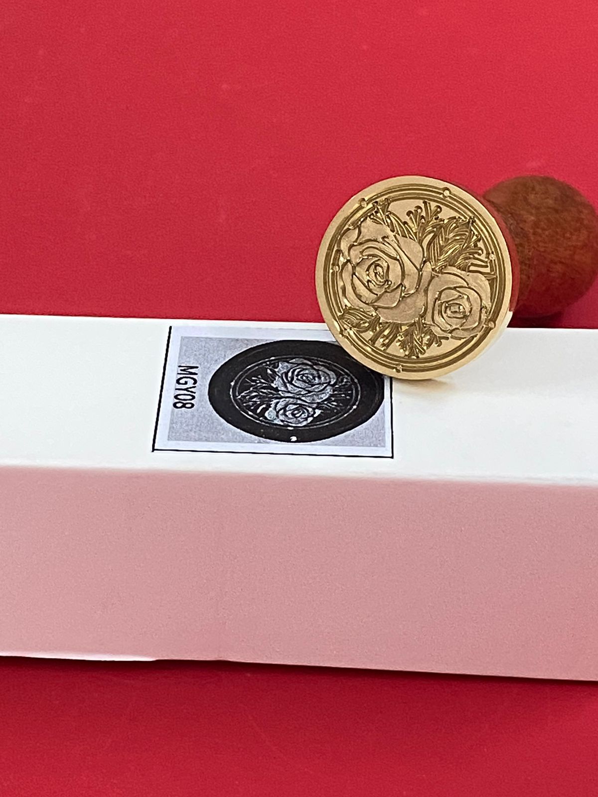 Wax Seal Stamp – ROSE- Design no. -185